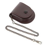 BESPORTBLE Funda de piel para relojes de bolsillo, caja de reloj de bolsillo, bolsa de coleccionista para relojes de bolsillo, accesorios de almacenamiento para relojes, bolsa para relojes de