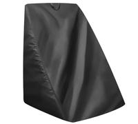 BESPORTBLE Funda para Carrito de Manguera de Jardín de Tela Oxford Negra, Cubierta Protectora Compacta Resistente al Viento y Lluvia para Patio Exterior