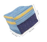 BESPORTBLE Funda para Reposapiés Otomana Cuadrada de Algodón y Lino Funda Gruesa sin Relleno para Asiento de Interior Cojín Decorativo para Meditación y Sala de Estar Lavable y Resistente