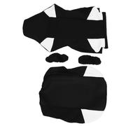 BESPORTBLE Funda para Silla Gaming Negra y Blanca de Malla Elástica, Funda Suave y Lavable para Respaldo y Reposabrazos, Protección Antiarañazos para Silla de Ordenador, Uso en Oficina y PC