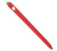 BESPORTBLE Funda Protectora para Lápiz Óptico de Silicona Compatible con Apple Pencil 1ª Generación, Diseño Caricatura Zanahoria, Anticaídas, para Uso en Tabletas, Color Naranja Frutas