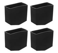 BESPORTBLE Fundas de Goma Antideslizantes Protectores Resistentes 4 Piezas para Patas de Escalera Plegables para Uso en Ingeniería Eléctrica y Exterior
