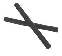 BESPORTBLE Fundas de Silicona para Baquetas, Protector Silencioso para Práctica, Accesorios de Batería Portátiles, Kit de 2 Piezas Negras, Uso para Casa y Estudio