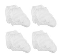 BESPORTBLE Fundas Elásticas para Patines de Hielo Tamaño Grande (37-43), Cubiertas Protectoras sin Brillo para Botas de Patinaje Artístico, Paquete de 4 Pares para Deportes al Aire