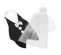 BESPORTBLE Fundas para Botellas de Vino Boda 2 Piezas Fundas Pequeñas Decorativas Diseño de Novios para Decoración Romántica de Bodas San Valentín Cocina y Eventos Familiares