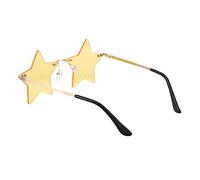 BESPORTBLE Gafas De Sol Divertidas Para Fiesta De Luau Gafas De Sol Con Estilo De Estrella Gafas De Sol Polarizadas De Neón Sin Montura Gafas De Sol Para Mujer Con Estrellas Para