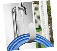 BESPORTBLE Gancho de Acero Inoxidable Mangueras Soporte Resistente y Práctico para Almacenamiento Jardín Garaje y Exterior Montaje Sencillo y Capacidad Alta de Carga