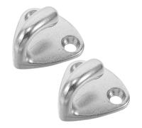 BESPORTBLE Gancho de Defensa de Cubierta de Acero Inoxidable 2 Piezas Gancho Pesado de Seguridad para Barandilla de Barco Resistente Corrosión Multiusos para Colgar Sombreros y Ropa