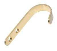 BESPORTBLE Gancho de Pared de Latón para Almacenamiento, Perchas para Ropa y Toallas, Diseño Sencillo y Compacto, Adecuado para Baño y Organización del Hogar, Ganchos Decorativos Resistentes