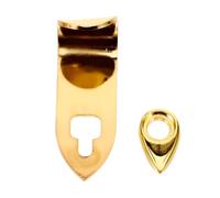 BESPORTBLE Gancho Metálico Dorado para Apoyo del Pulgar Derecho del Saxofón que Proporciona Soporte y Mejora la Comodidad al Tocar Instrumentos de Viento