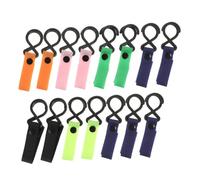 BESPORTBLE Ganchos Compras para Plástico, para Transportar de Nailon Comida de 15 Piezas Antideslizantes de Paseo y Andador Color Aleatorio Cochecito Ñiño en Silla