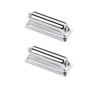 BESPORTBLE Ganchos de Batería de Metal para Caja, Orejetas de Doble Extremo, 2 Piezas, Accesorios para Batería, Conectores Resistentes para Instrumentos Musicales, Uso Profesional