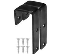 BESPORTBLE Ganchos de Escalera de Litera de Hierro y Plástico, 2 Piezas Tornillos, Soportes Resistentes para Seguridad Infantil en Hogar y Garaje