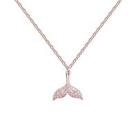 BESPORTBLE Gargantilla de Sirena para Mujer Colgante de Concha, Diseño Ligero y Elegante, Adecuado para Obsequio Romántico o Novia