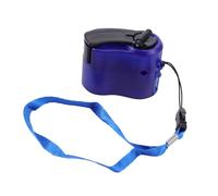 BESPORTBLE Generador Manual Portátil con Manivela Banco de Energía USB Cargador de Emergencia para Móviles Camping y Senderismo Luz LED Roja Integrada