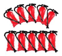 BESPORTBLE Globos Extintores de Aluminio 10 Unidades para Decoración Temática de Bomberos en Fiestas Infantiles y Eventos Ambiente de Combate de Incendios