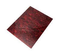 BESPORTBLE Golpeador Adhesivo Para Guitarra Acústica De Pvc Rojo y Negro, Protector Antirrayaduras Autoadhesivo Para Guitarra, Calcomanía Para Decoración y Protección Fácil