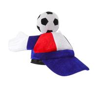 BESPORTBLE Gorra de Animación para Aficionados al Fútbol, Plegable y Ligera | Tela, Diseño de Aplauso, Alta Visibilidad, para Eventos Mundiales y Cumpleaños Futboleros