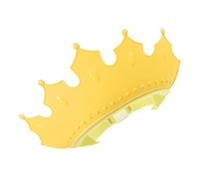 BESPORTBLE Gorro de Champú Ajustable para Niños en Color Amarillo, Material Tpe y Pp, Diseño en Forma de Círculo Que Protege Ojos y Oídos Durante el Baño