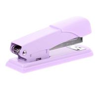 BESPORTBLE Grapadora de Escritorio Pequeña 12 Hojas, Metal Púrpura Manual | Diseño Estilizado, Cómoda al Tacto y Fácil de Llevar, Alta Durabilidad para Oficina y Aula