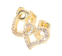 BESPORTBLE Grill De Dientes De Cobre con Brillantes Forma De Doble para Hombres y Mujeres Accesorio De Joyería para y Cómodo y Brillo Deslumbrante