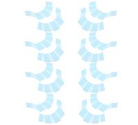 BESPORTBLE Guantes Palmeados de Silicona y Mejora de Técnicas para Natación 8 Pares Diseño Vibrante Ideales para Ejercicios en Piscina y Aeróbicos Acuáticos para Adultos