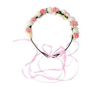 BESPORTBLE Guirnalda Coreana Artesanal Ligera para Mujer Accesorio Floral de Vacaciones y Turismo Tocado Veraniego para Fotos y Natural
