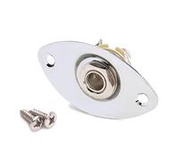 BESPORTBLE Guitarra Eléctrica Conector Ovalado y Tornillos De Montaje Acabado Para Electricas y Bajos