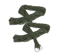 BESPORTBLE Hamaca de Nailon Portátil para Camping y Picnic, 240 X 80 Cm, Color Verde Militar, Cama Colgante Transpirable y Compacta, Adecuado para Actividades al Aire Libre y Descanso