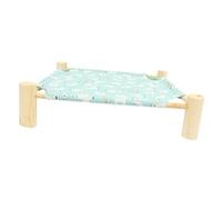 BESPORTBLE Hamaca para Hámster Desmontable De Malla Transpirable Cama Elevada para Mascotas Espacio Amplio y Cómodo para Interiores y Exteriores