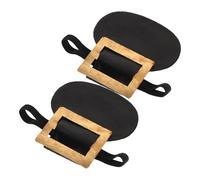 BESPORTBLE Hebillas de Zapatos de Época para Disfraz de Abogado, Accesorio de Vestuario Histórico de Cuero, Diseño Elegante y Uso Rápido para Eventos de Cosplay