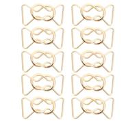 BESPORTBLE Hebillas Metálicas para Tirantes 10 Pares Color Dorado 25 MM Interior Aleación Resistente Decoración Ropa DIY Hebilla de Cinturón para Abrigo Vestido Accesorios Moda Mujer