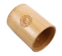 BESPORTBLE Herramienta Adivinación I Ching de Madera Compacta con Soporte para Palos, Diseño Tradicional Chino, Fácil Transporte para Sesiones de Adivinación y Decoración Feng Shui Hogar
