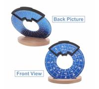 BESPORTBLE Herramienta de Acordes Guitarra Portátil con Rueda de Quintas Azul Asistente para Práctica Transición y Aprendizaje Fácil Casa y Conciertos