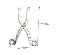 BESPORTBLE Herramientas de Doctor con Estetoscopio Mini Detallado para Juguetes para Decoración de Casita Muñecas