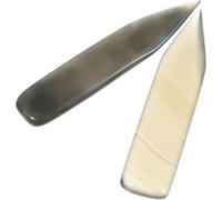 BESPORTBLE Herramientas de Pulido de Ágata para Joyas de Oro y Plata Kit de 2 Piezas de 7 CM Cuchillo para Mantenimiento y Pulir Anillos Pulidor Portátil para Cuidado de Joyería