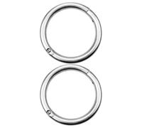 BESPORTBLE Herramientas Ganadería 2 Anillos Nasales de Acero Inoxidable para Bovinos Diseño Humanizado para Control y Guía en Granjas