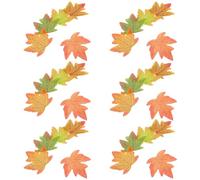 BESPORTBLE Hojas de Arce Artificiales de Otoño 500 Piezas Decoración para Mesa y Manualidades Colores Otoñales Realistas 10 Paquetes Tamaños Variados para Fiestas Bodas y Acción de
