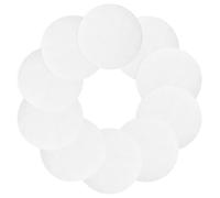 BESPORTBLE Hojas de Papel de Filtro Cualitativo Blanco 100 para Laboratorio Filtración y Resistencia a Ácidos y Álcalis Adecuado para Experimentos Científicos