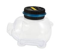 BESPORTBLE Hucha Digital con Contador LCD Diseño de Cerdito Transparente Hucha Electrónica para Monedas Seguro y Manual con Botones para Adultos