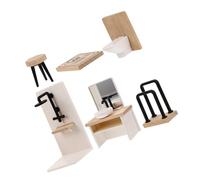 BESPORTBLE Incluye Ducha Lavabo Inodoro Toallero y Báscula Decoración Realista para Colecciones de Muñecas