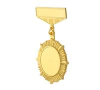 BESPORTBLE insignia de medalla de metal pin de broche accesorios de disfraces militares medallas de gimnasia medallas para premios medallas de campeonato Aleación de zinc Golden