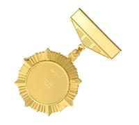 BESPORTBLE insignia de medalla de metal pin de broche insignia de broche medallas de campeonato medallas militares medallas de gimnasia medallas para premios Aleación de zinc Golden