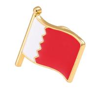 BESPORTBLE Insignias De Metal Con Diseño De Bandera Decoración Para Ropa Broche Con Bandera Nacional Insignia Para Ropa Alfileres De Moda Broches Creativos Alfileres De Metal Rojos