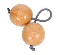 BESPORTBLE Instrumento De Percusión De Bambú Kashaka Bola Rítmica Aslatuas Ligera Para Principiantes Para Educación Musical Infantil Interacción Familiar y Espectáculos