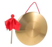 BESPORTBLE Instrumento de Percusión Portátil Gong de Cobre con Martillo y Cuerda Multifuncional para Actuaciones Fiestas y Infantiles