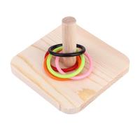 BESPORTBLE Interactivo y Educativo Juego De Anillos para Loros Material Seguro Ideal para Cacatúas Periquitos y Más Accesorio Jaula