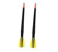 BESPORTBLE Jabalina Plástica Abs para Niños Negra y Amarilla, 2 Piezas, Entrenamiento Sensorial y Coordinación Física, Equipo Ligero para Exteriores y Educación Física Infantil