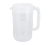 BESPORTBLE Jarra de Jugo de Plástico Transparente de 4 Litros Tapa Hermética y Asa Ergonómica para Fiestas y Uso Diario