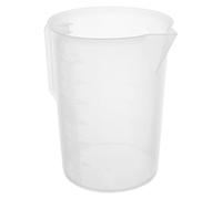 BESPORTBLE Jarra Medidora de Aceite de 3000 Ml Asa Aislada, Taza Graduada Transparente de Gran Capacidad para Taller Mecánico, Vaso Medidor Práctico para Líquidos y Mezcla de Combustible